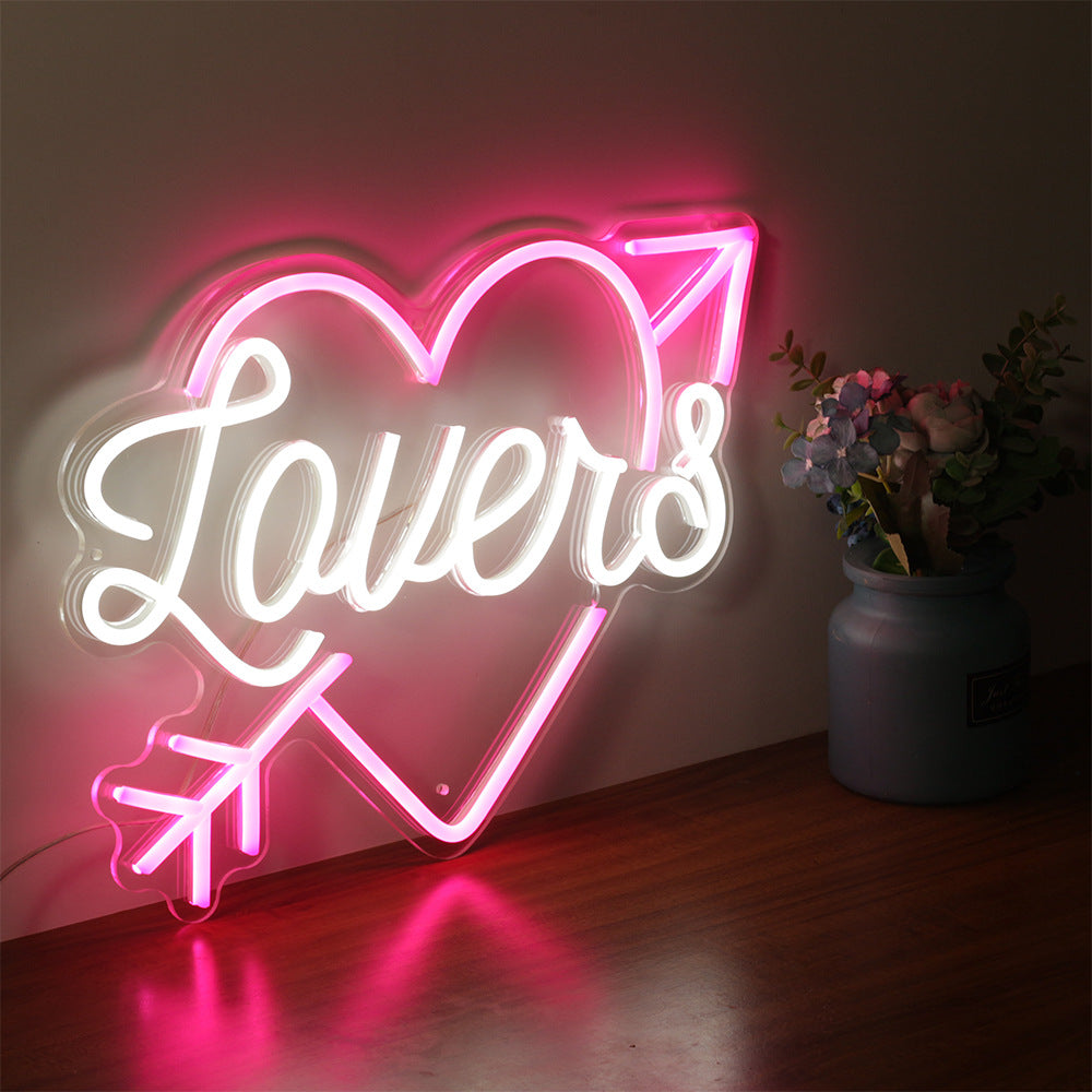 Proposal Confession Atmosphere Decoration Love Neon Light Curated Room Kits