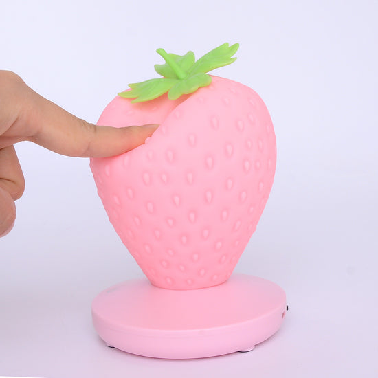 Creative Charging Strawberry Lamp Usb Three-Speed Dimming Curated Room Kits