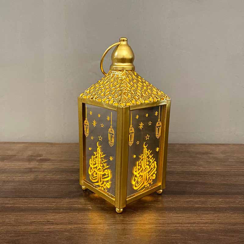 Lamp Led Eid Mubarak Decor String Lights Ramadan Kareem Decorations Curated Room Kits