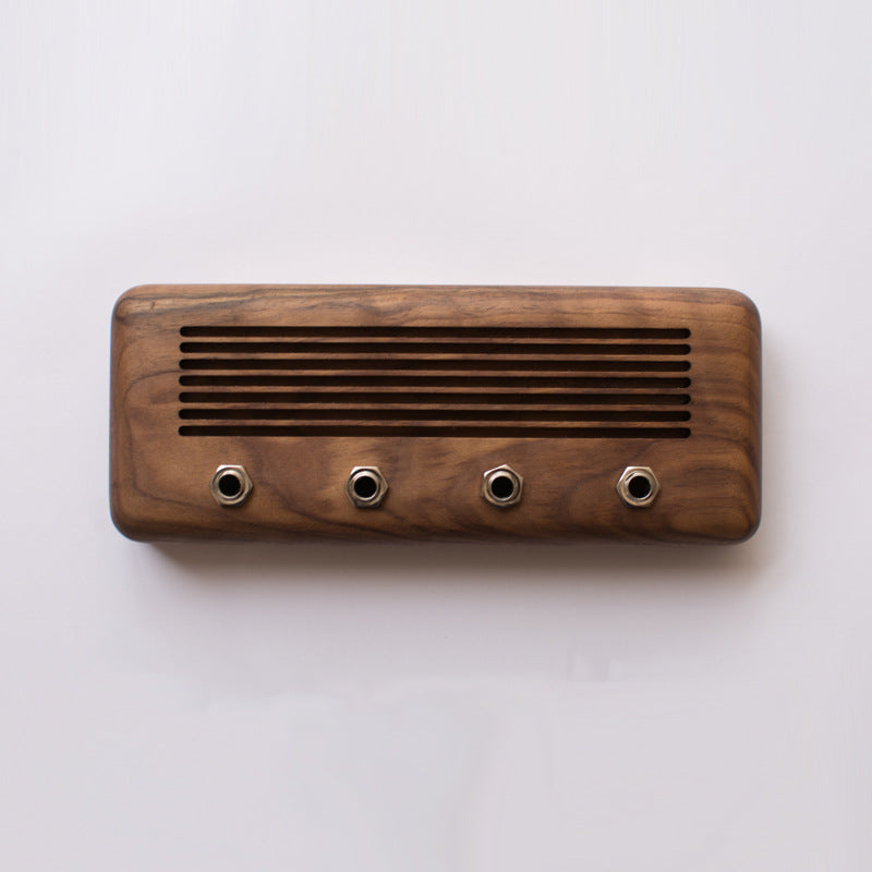 Solid Wood Hook Rock Creative Guitar Speaker key Holder Curated Room Kits