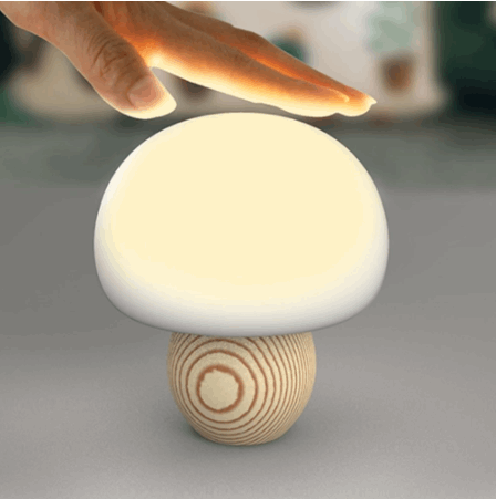 Cute Mini LED Mushroom Lamp Light Magnetic USB Curated Room Kits