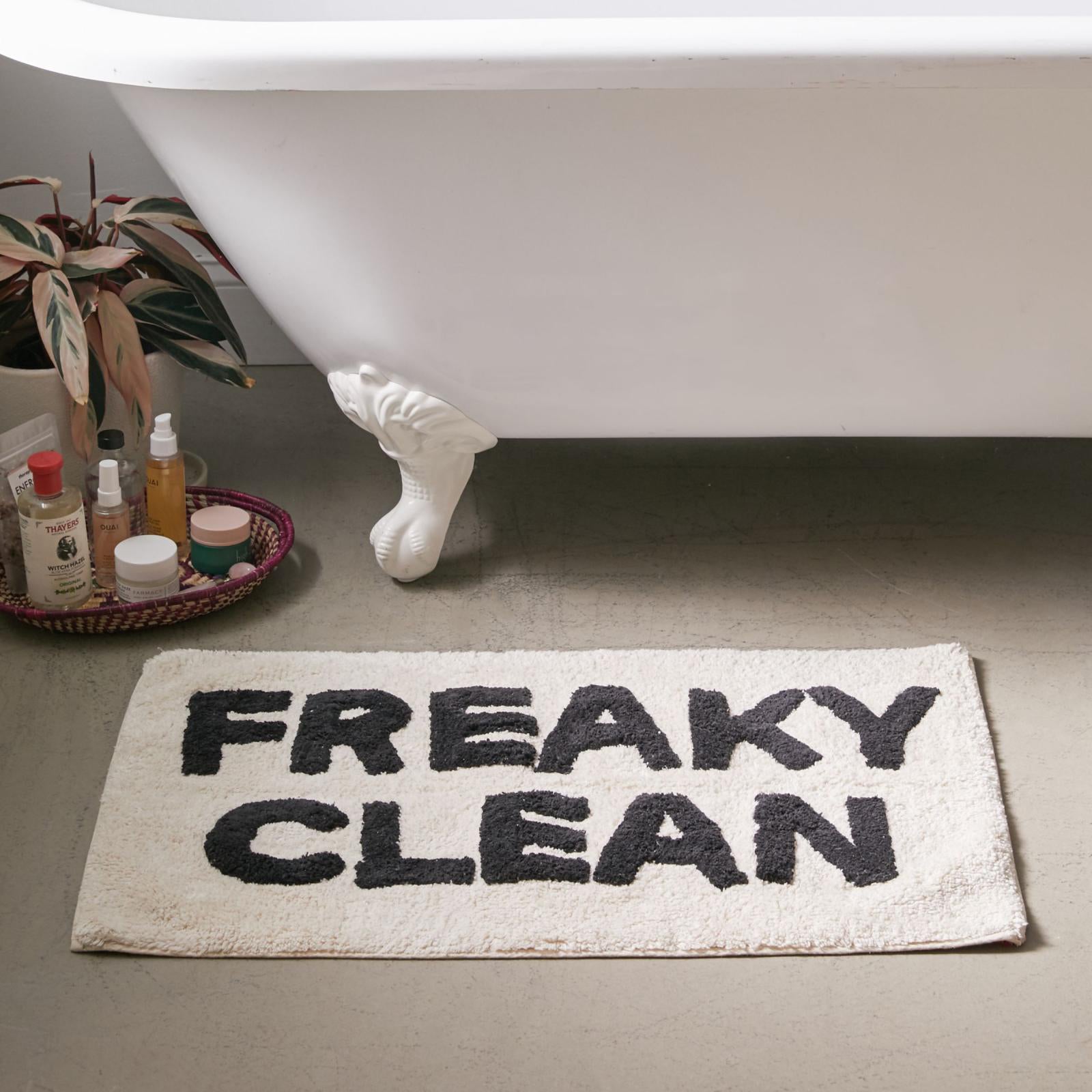 Weird Clean Series OfFun Bathroom Floor Mats, Absorbent Non-Slip Mats, Door Bathroom Carpets Curated Room Kits