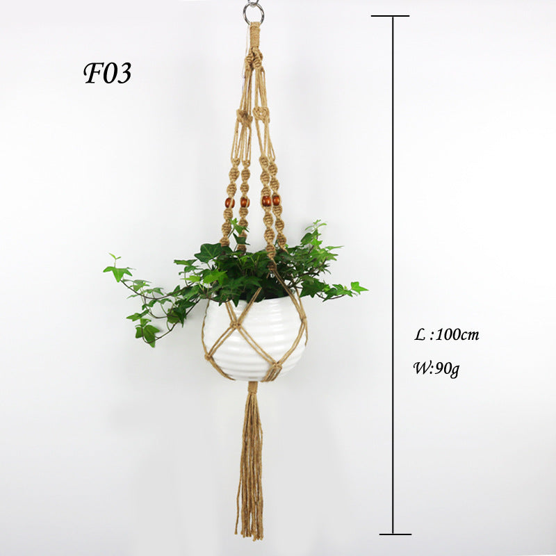 Bead hanging basket plant net hanging basket Curated Room Kits
