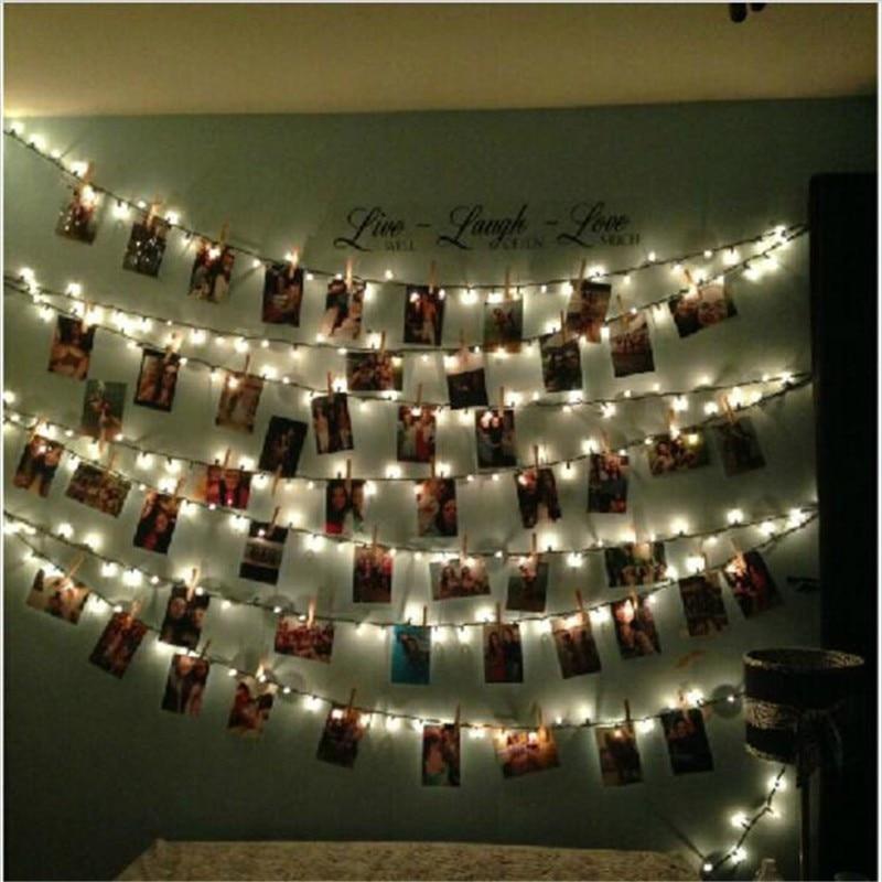 LED Photo Holder String Lights Curated Room Kits