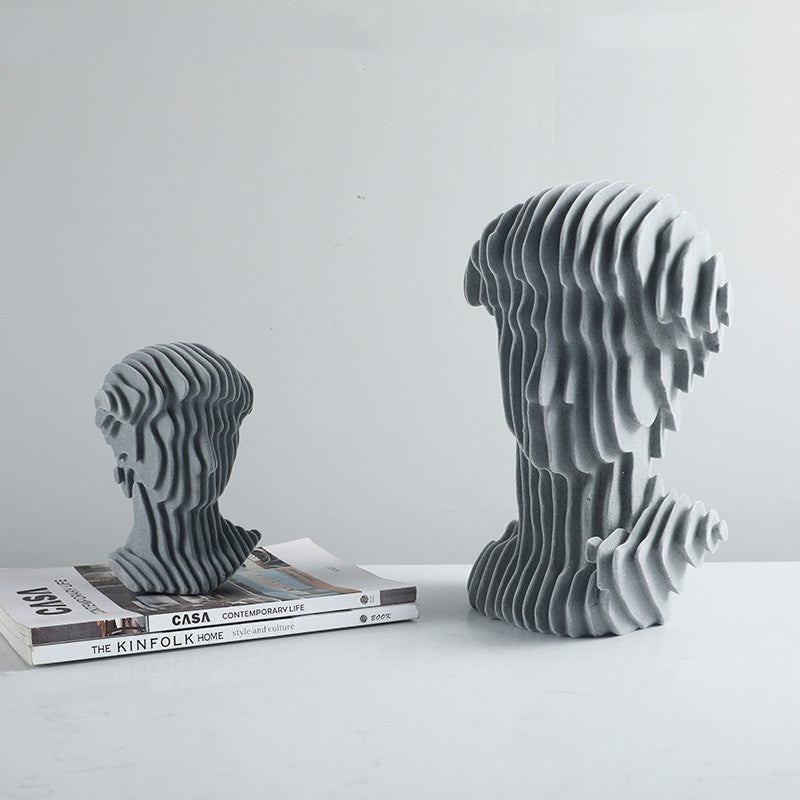 New Modern Minimalist Sculpture Ornament Resin Curated Room Kits