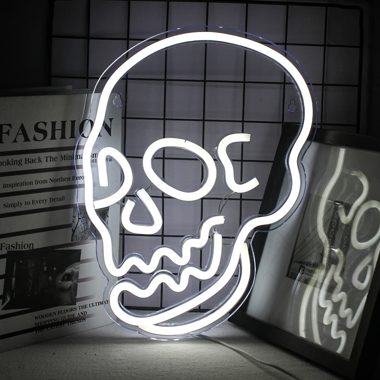 Halloween Decoration LED Neon Skull Curated Room Kits