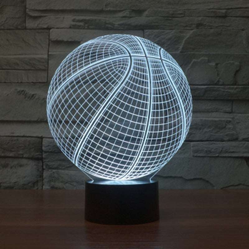 Basketball 3D Illusion Lamp Curated Room Kits