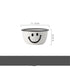 Smiling Face Tableware Household Ceramic Rice Bowl Curated Room Kits