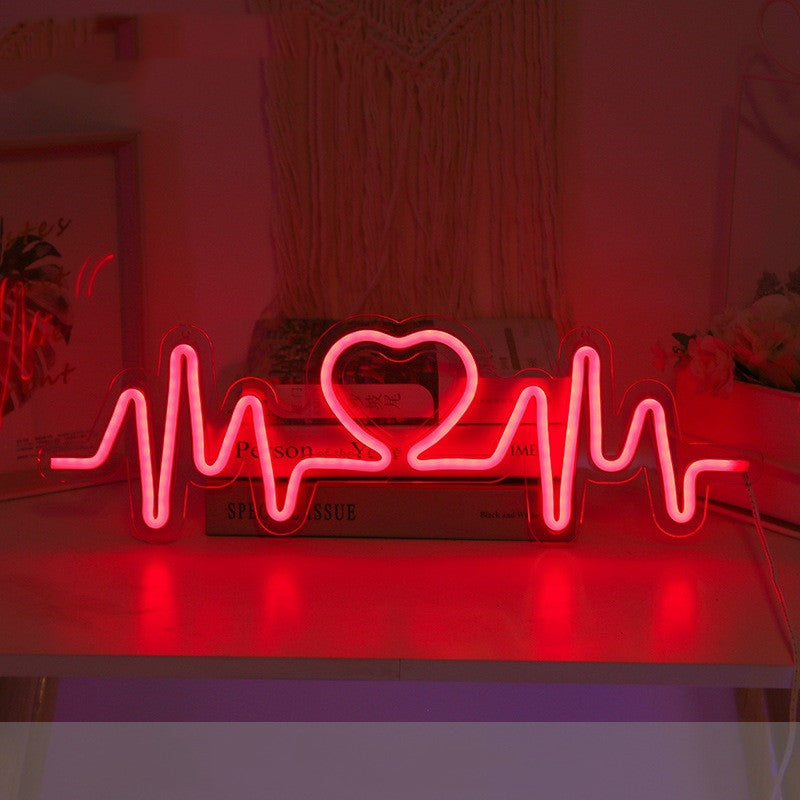LED Call Love Neon Light Modeling Lamp Window Decoration Curated Room Kits