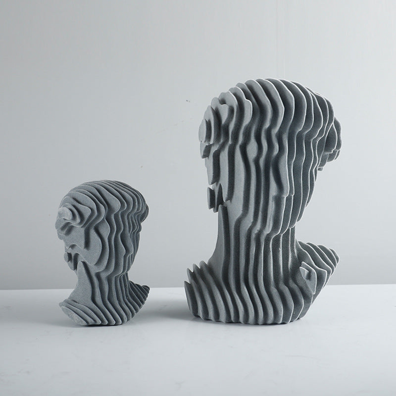 New Modern Minimalist Sculpture Ornament Resin Curated Room Kits