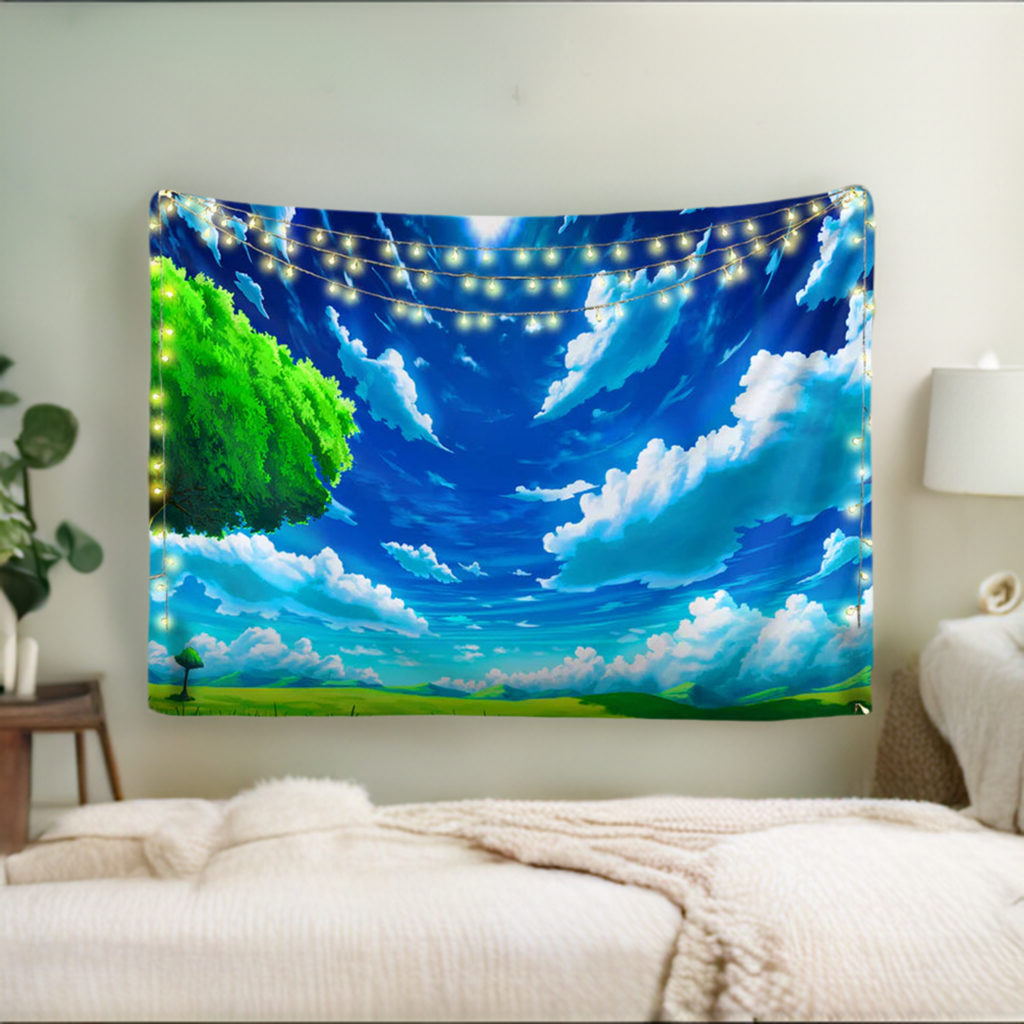 Anime Sky Tapestry Curated Room Kits