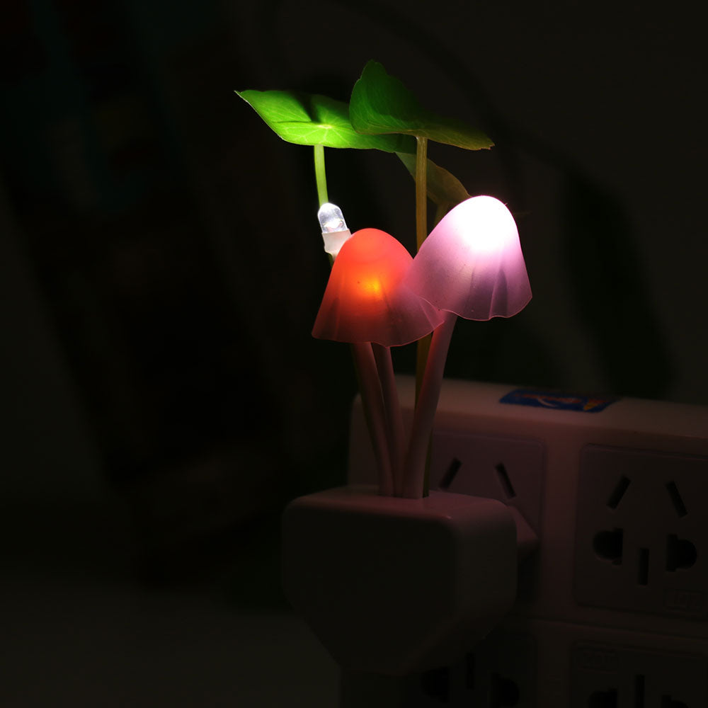 Color LED Mushroom Light, 3 Colors, With Sensor, Novelty, 220v Curated Room Kits